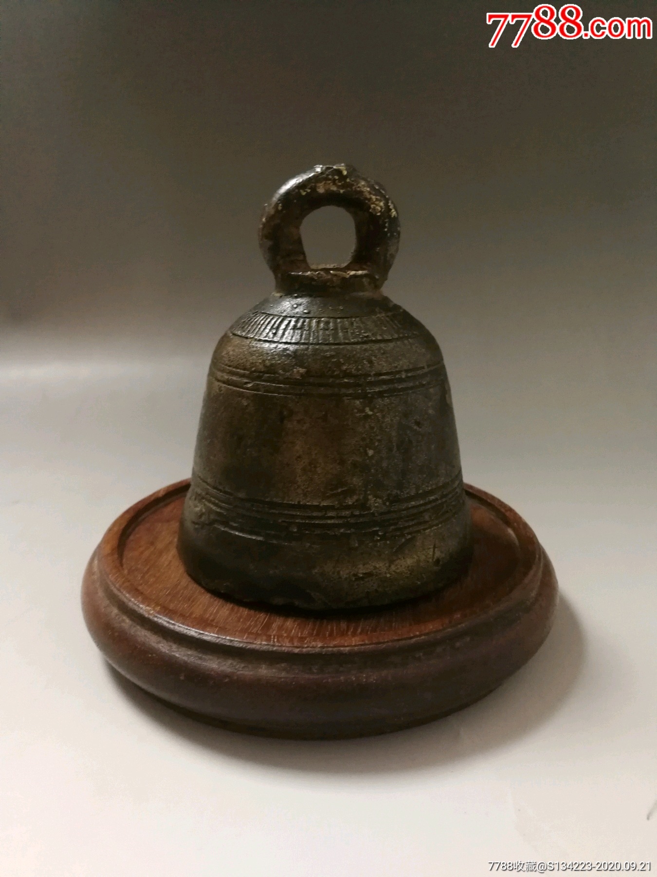 清代黄铜铃_铜铃/铃铛_潮音瀑【7788收藏__收藏热线】