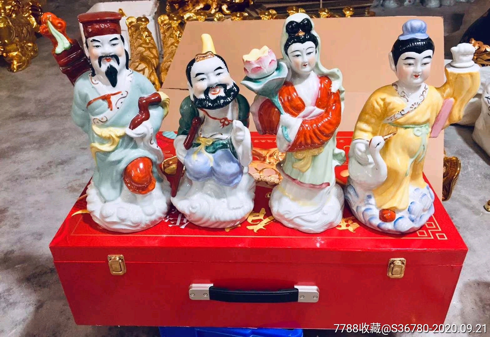 一套8瓶中国八仙酒,八仙过海,各显神通收藏人物造型收藏酒