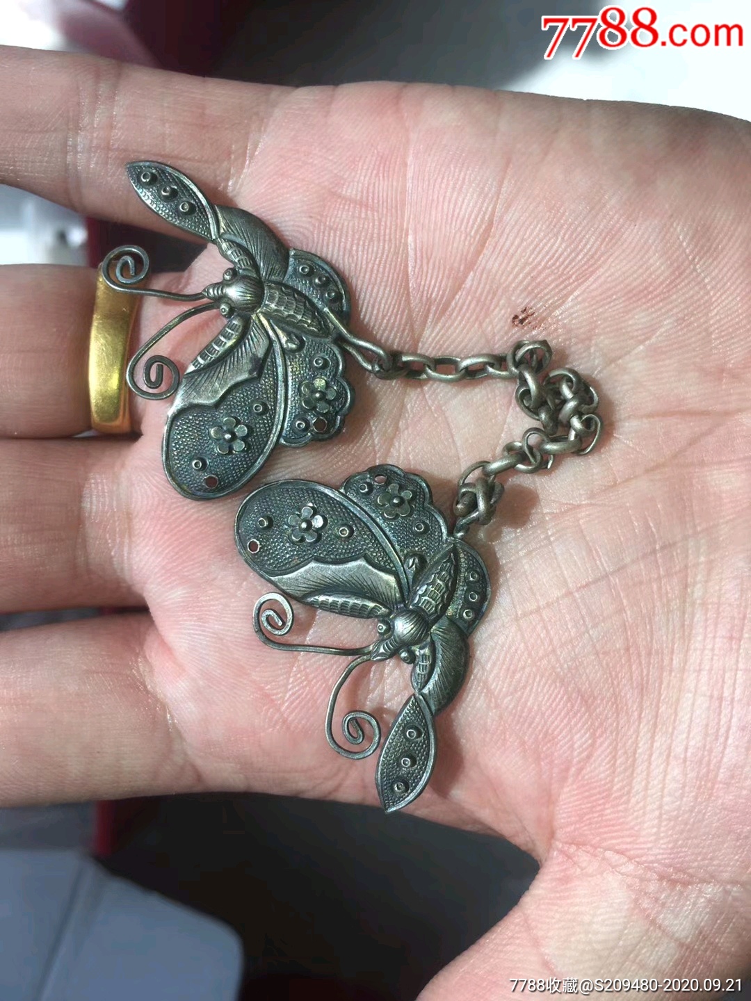 清代老银挂件-其他银器-7788收藏