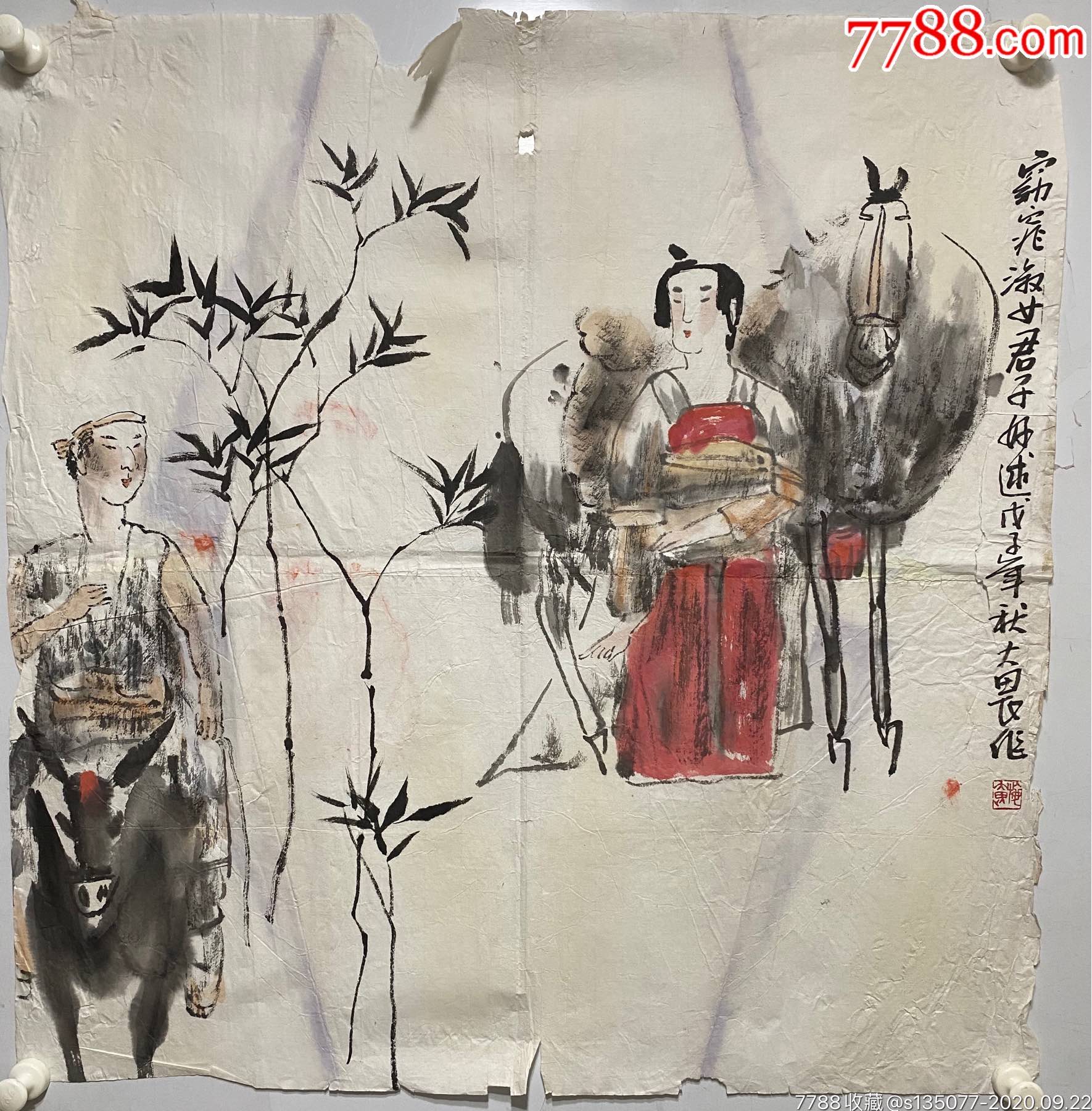 上海画院院长施大畏作品