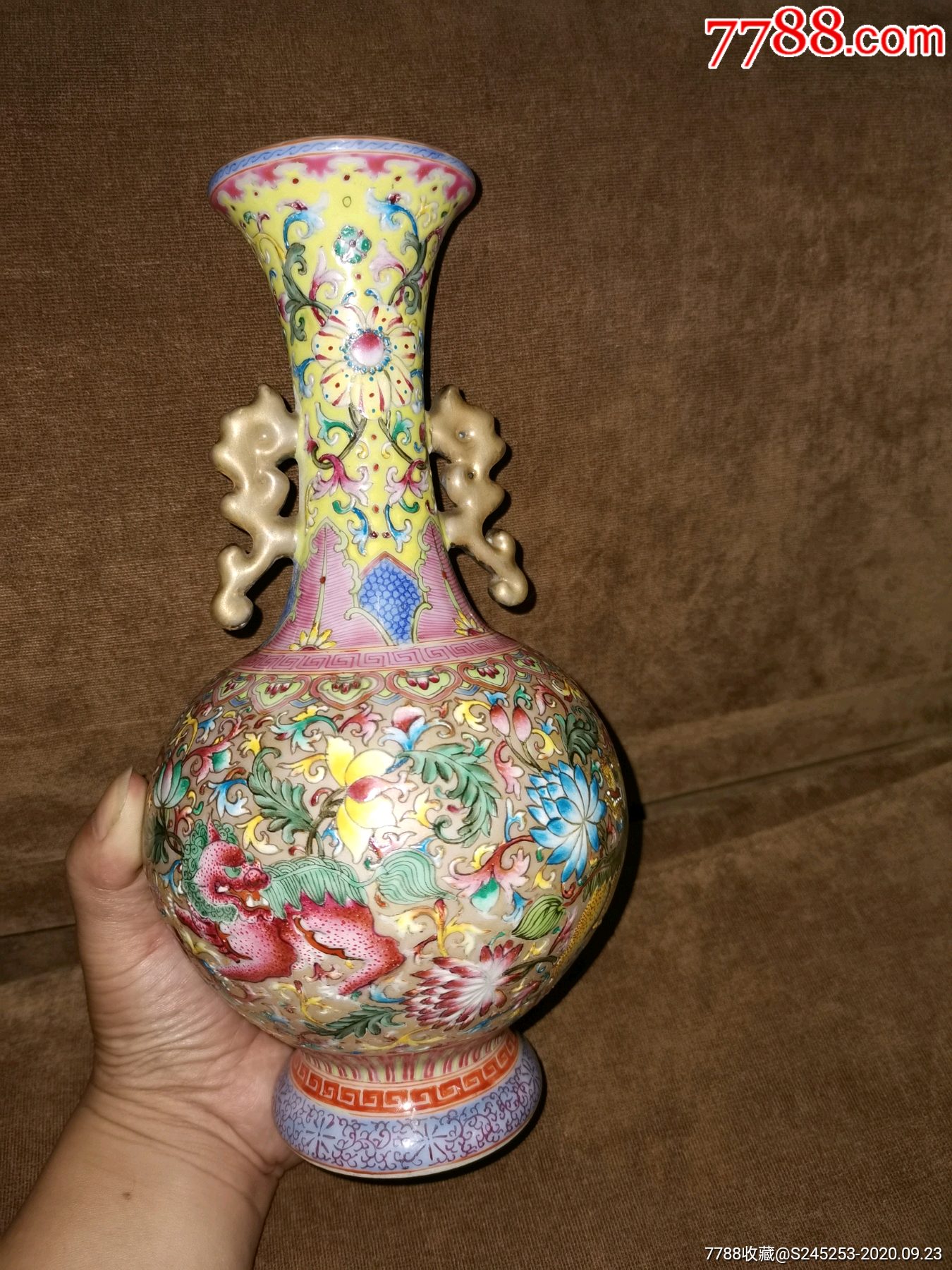 民国仿乾隆官窑,珐琅彩