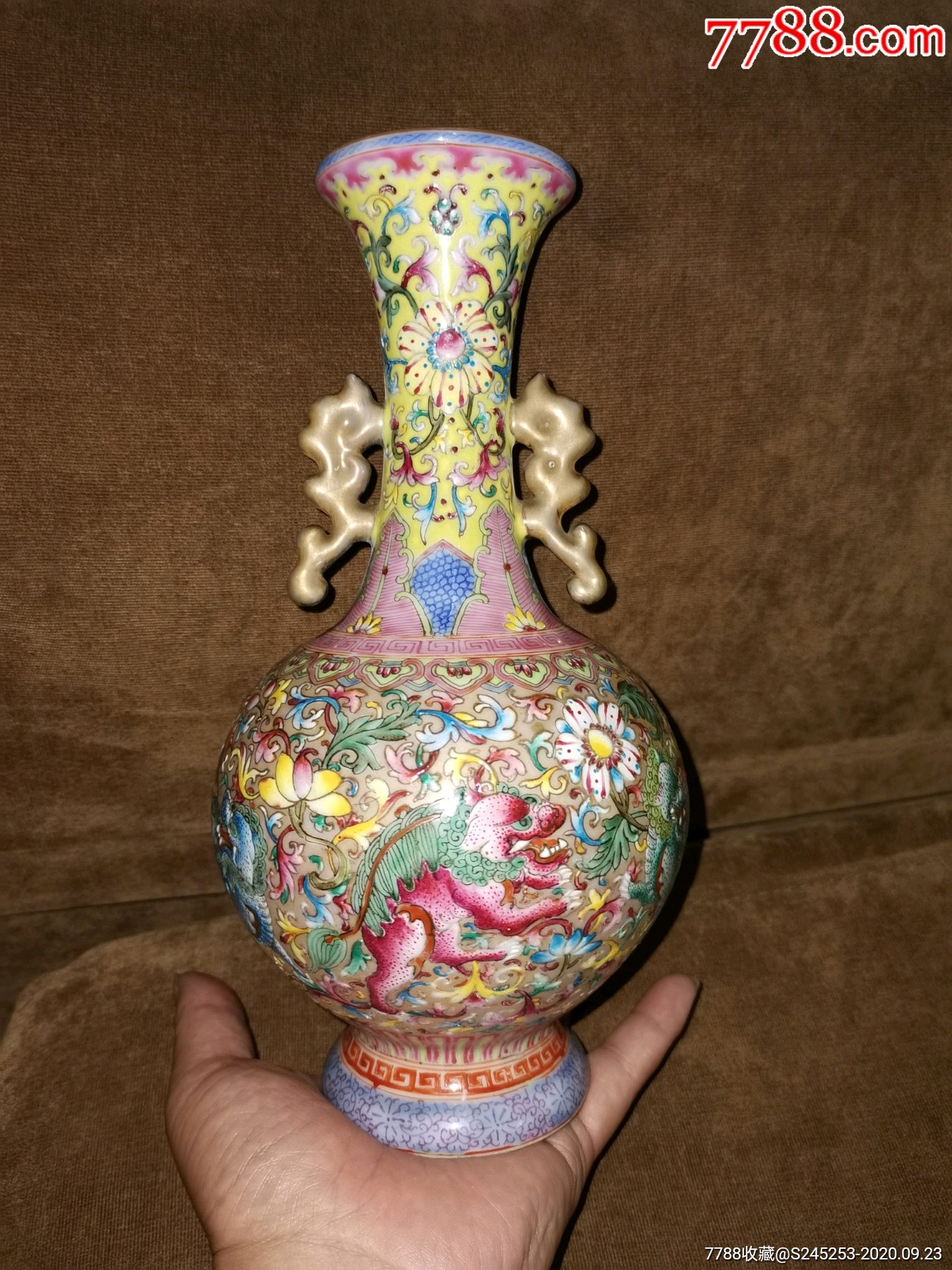 民国仿乾隆官窑,珐琅彩