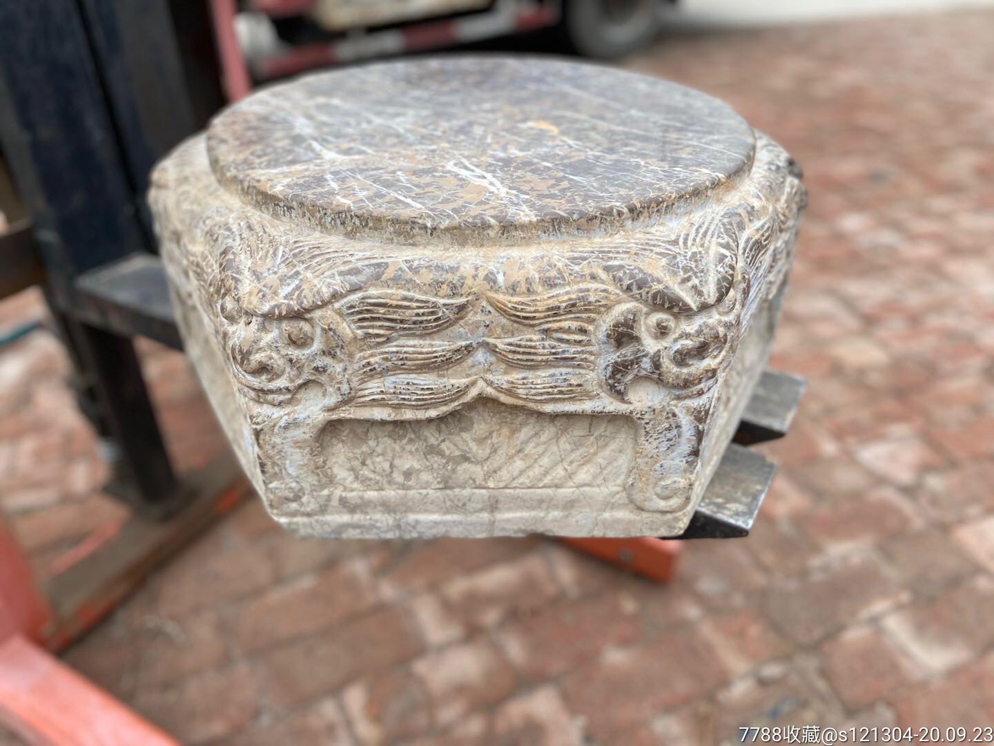 清代石座佛座老石器老石雕