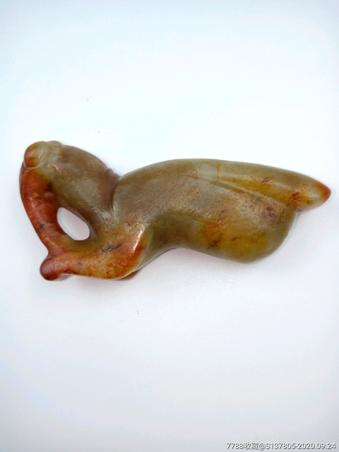 红山文化玉器玉件螳螂昆虫红山文化螳螂良渚文化玉件螳螂