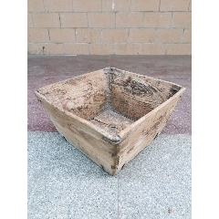 民俗老物件:盛粮食用的升一对