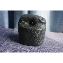 清代老石权老石权老秤砣老石雕青石清民老石权鼠权镇纸茶宠老石器