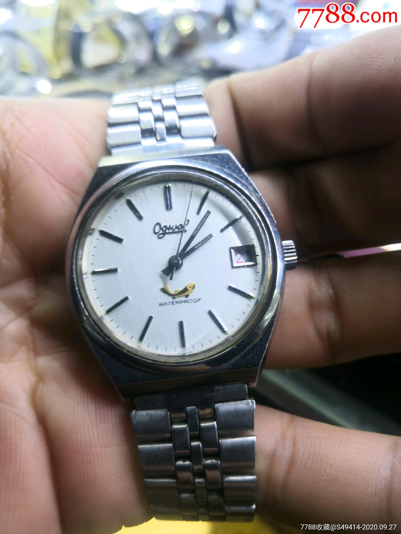 瑞士鱼牌爱其佛全原装绝品手动表,金色鱼标_价格650元【新中国手表】