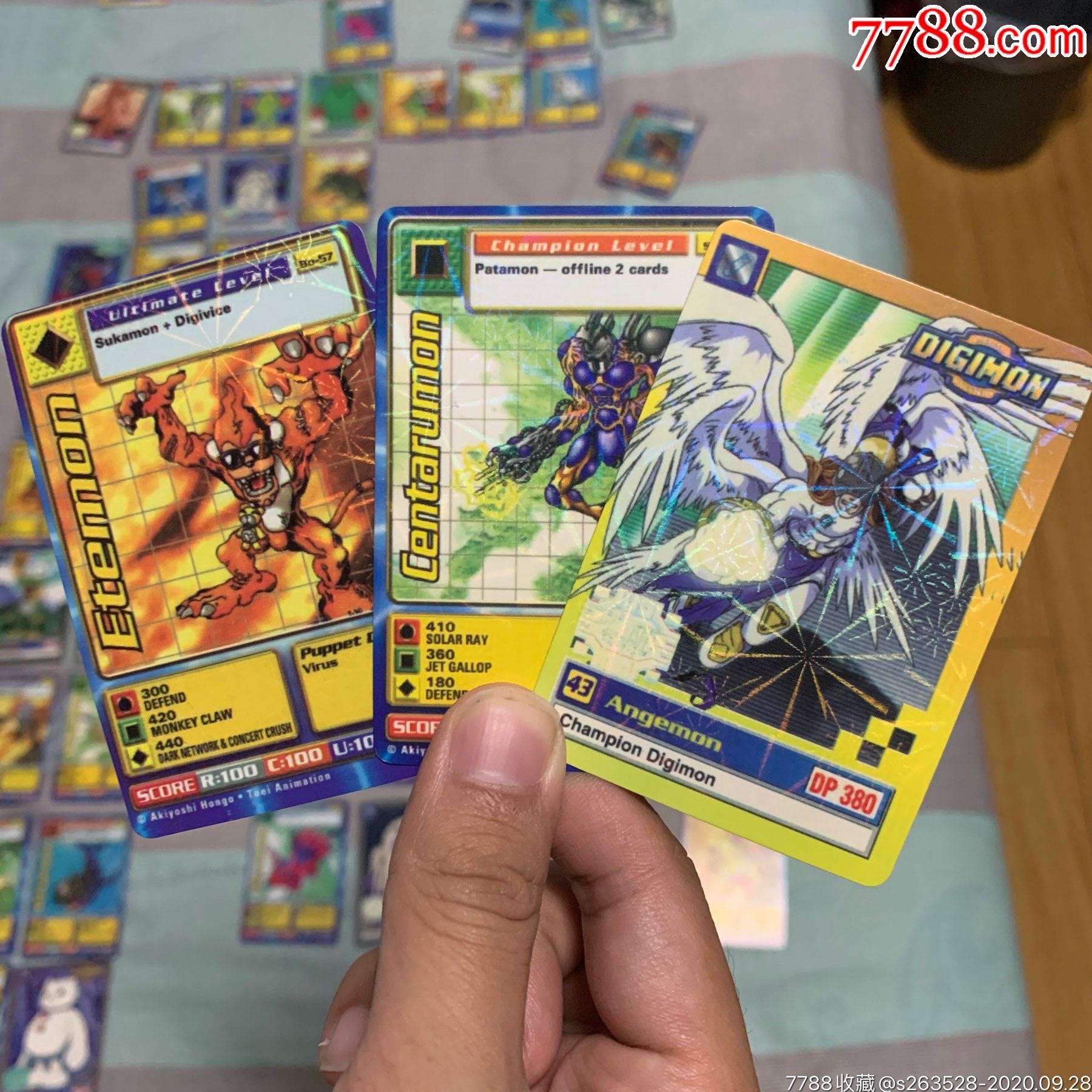 国产大公鸡数码宝贝卡101张嘎嘎漂亮的卡