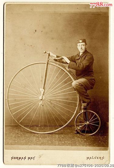 英国大小轮自行车图片
