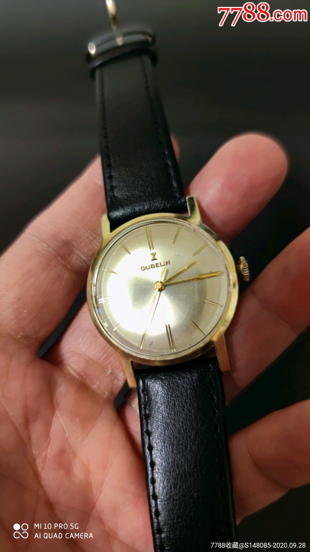 手表/腕表,机械,七十年代(20世纪),其他国外品牌,全黄金,瑞士【老古