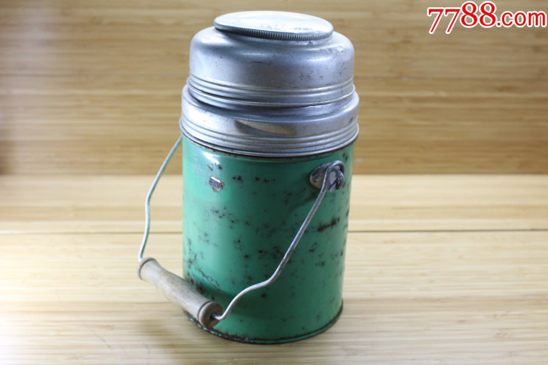 七八十年代雪山牌玻璃内胆保温桶饭盒便携壶怀旧民俗老物件