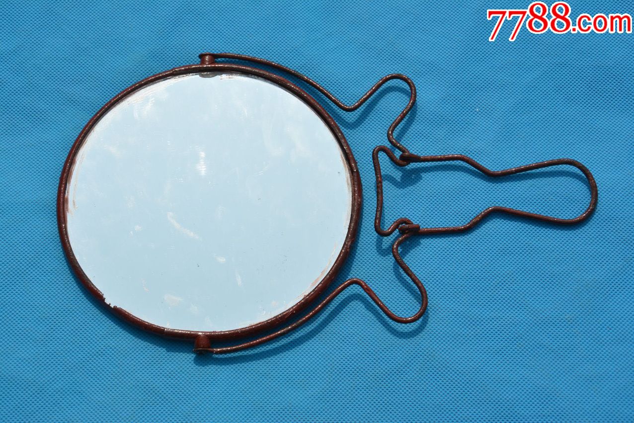 7080年代老梳妆镜双面老镜子
