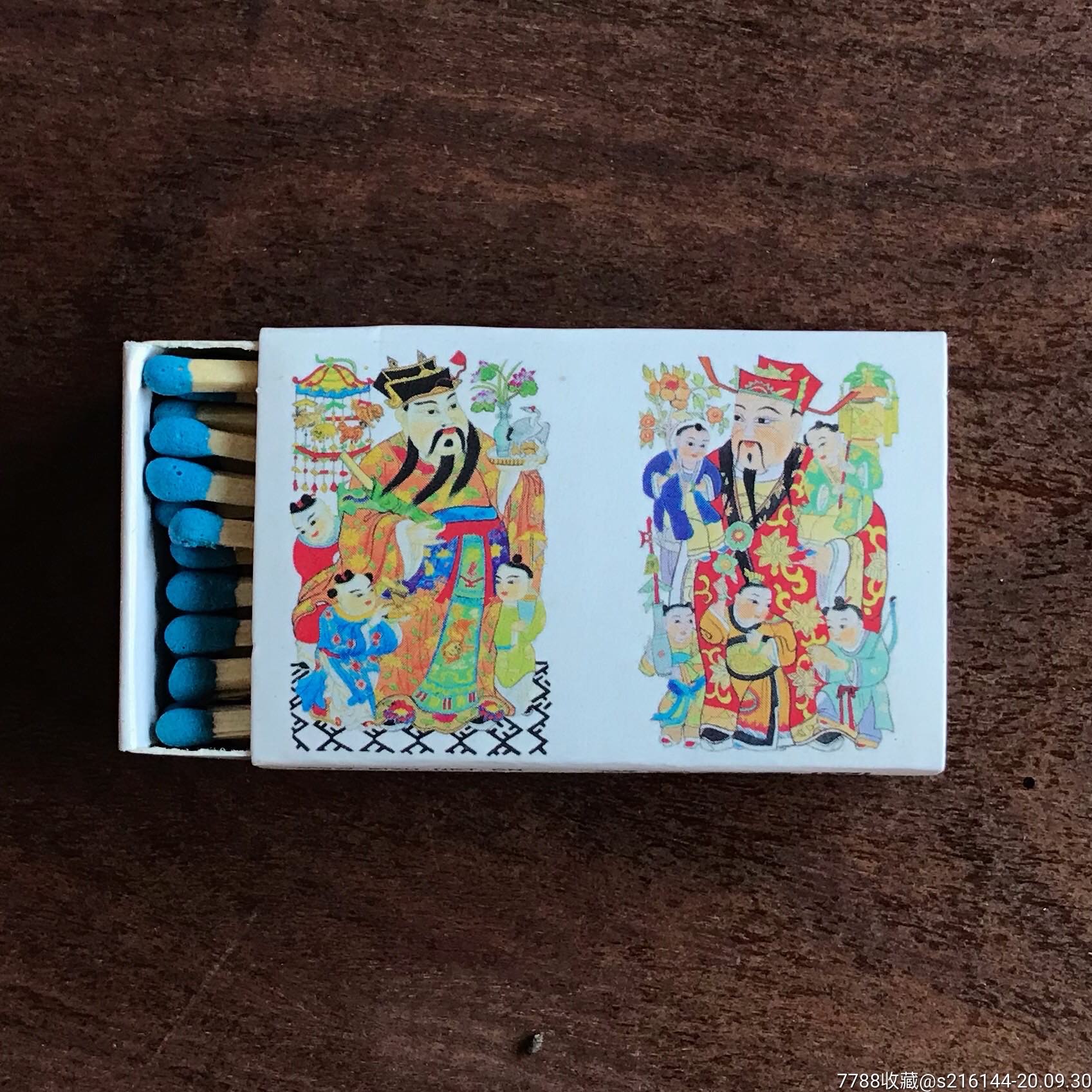 90年代门神牌艺术火柴,火花/火柴盒_第1张_7788火花收藏