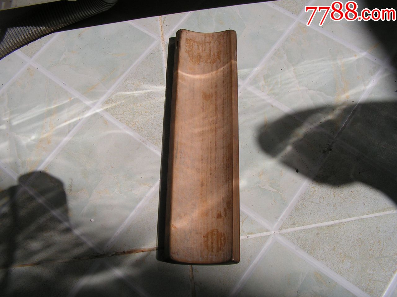 民国竹刻大师盛丙云芭蕉高士竹臂搁