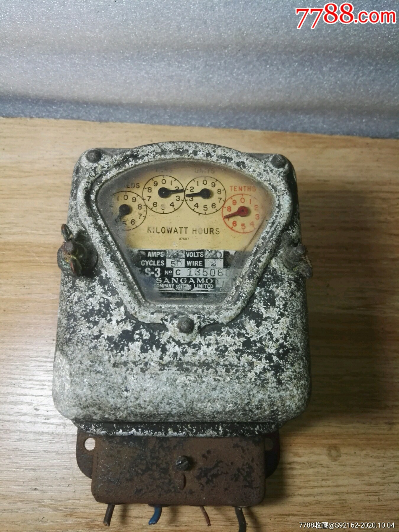 民国时期老洋房sangamo电表