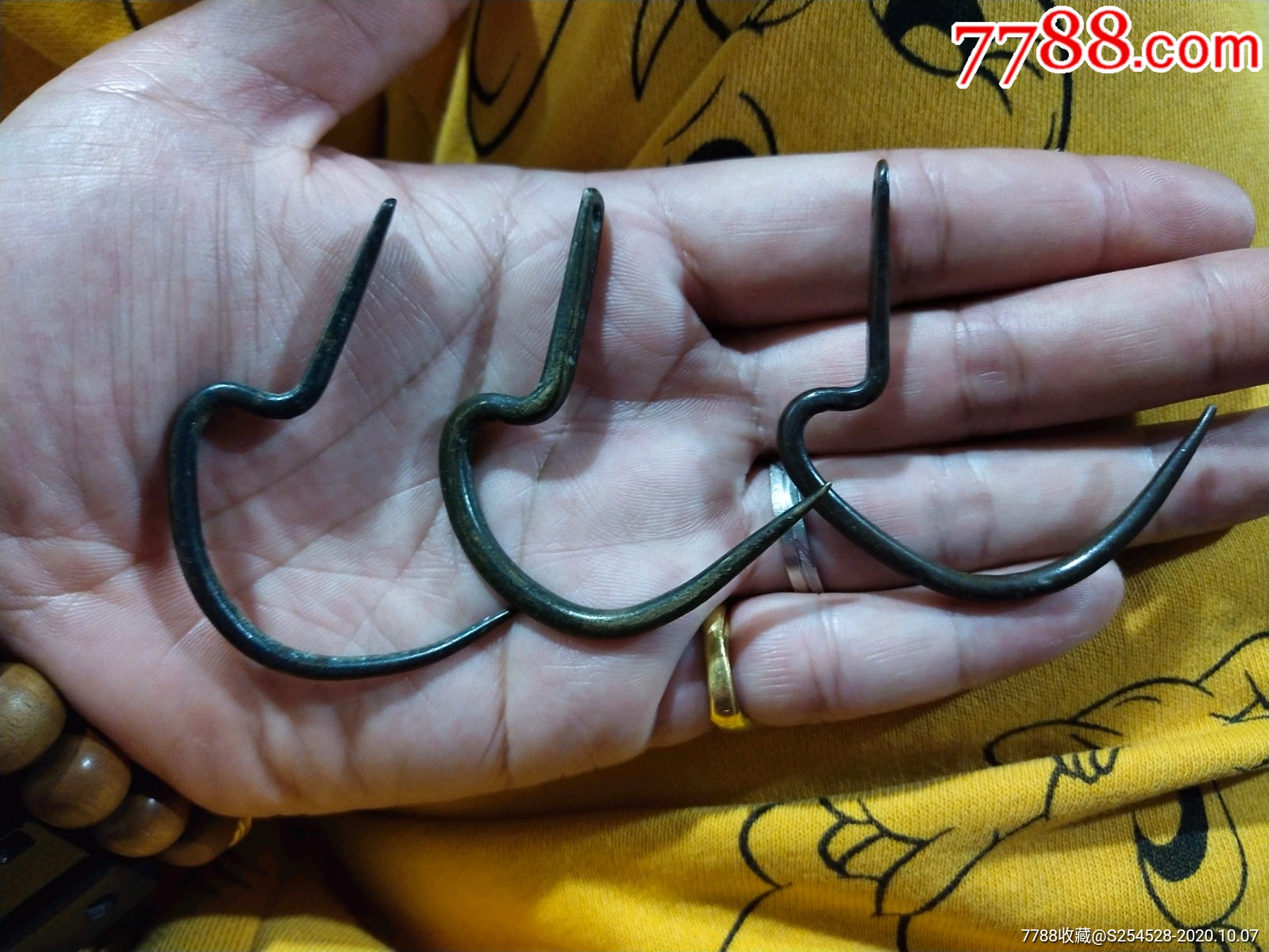 老铜称钩子
