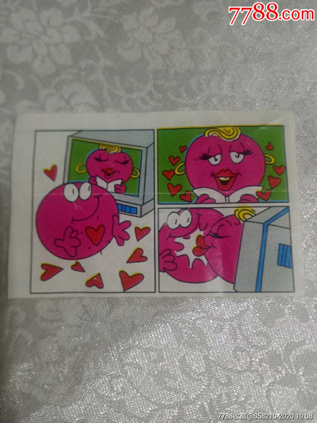 泡泡糖比巴卜贴纸