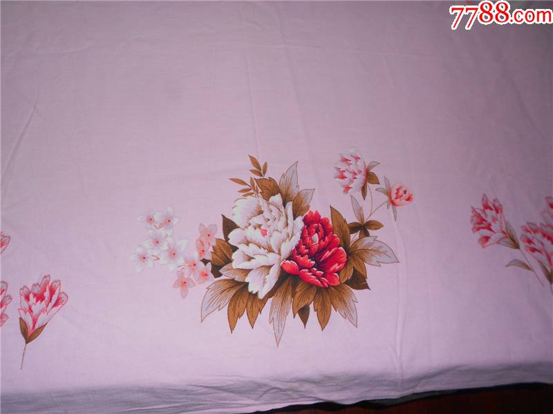 怀旧纪念上世纪90年代全棉印花床单老物件收藏影视道具包邮