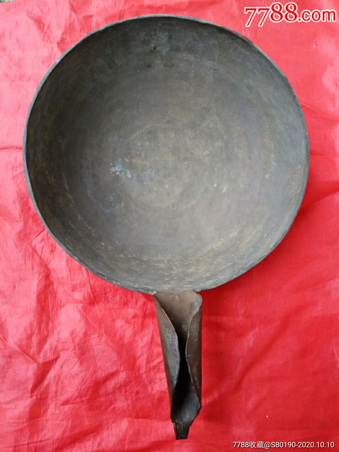 民国纯手工打造的大铜瓢