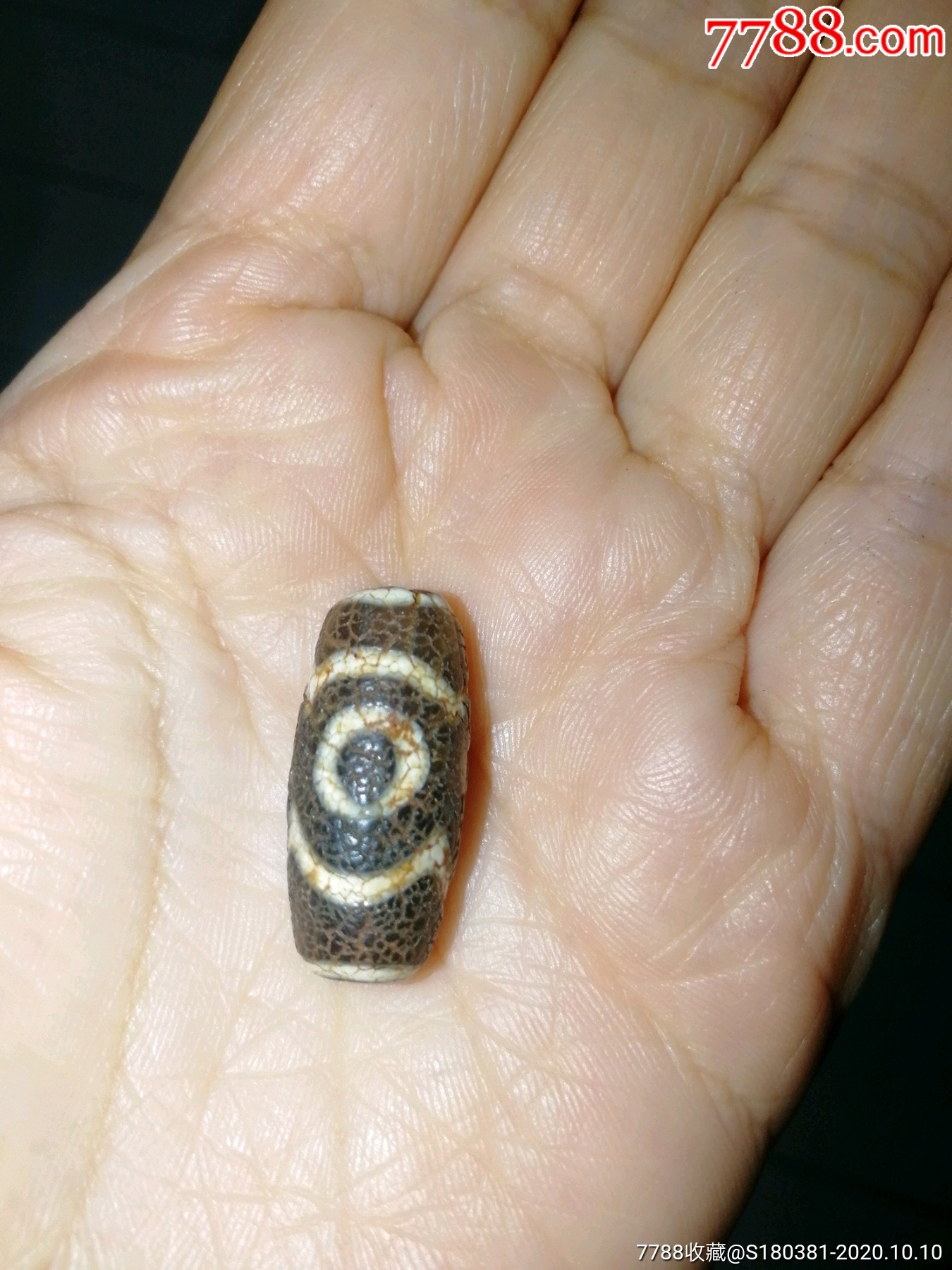 古玩杂项收藏西藏藏族老天珠玛瑙珠子108配饰配珠勒子吊坠藏民民俗老