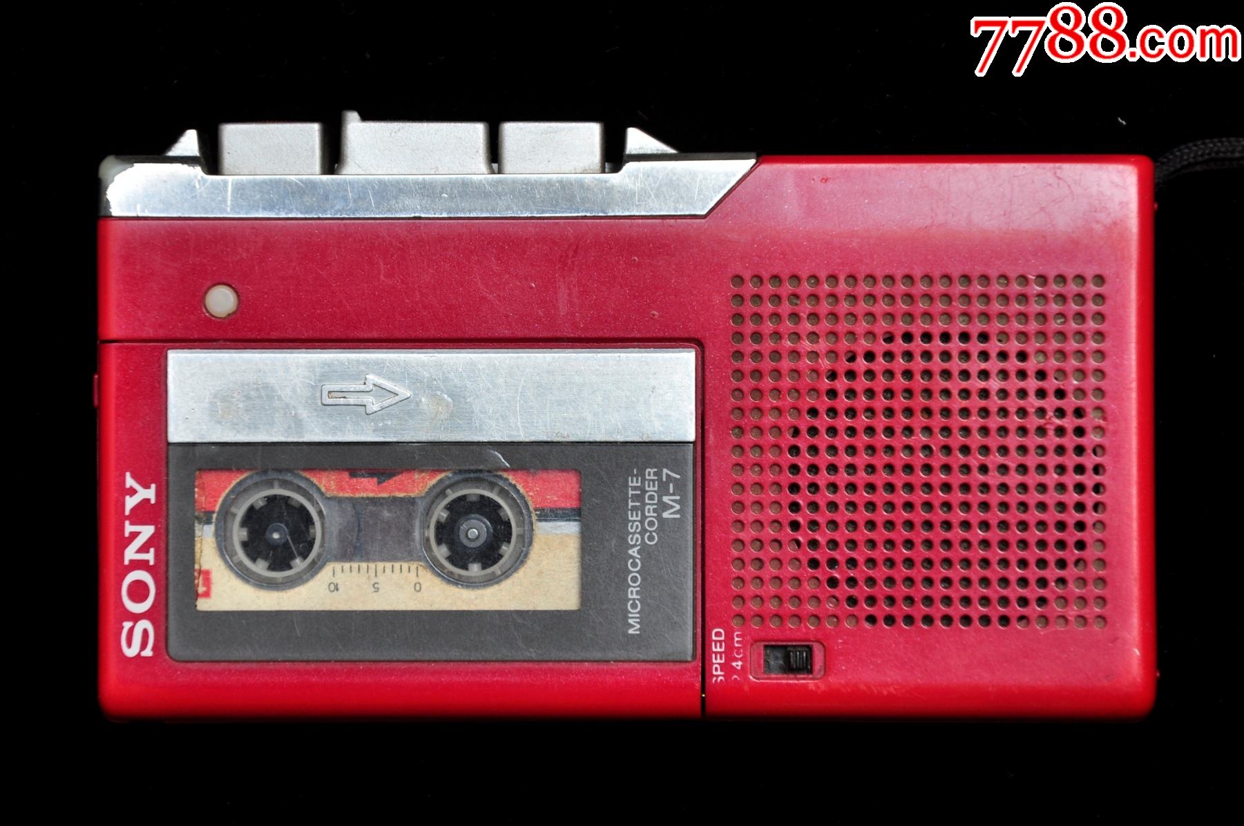 索尼m7磁带录音采访机功能马达转皮带不行了