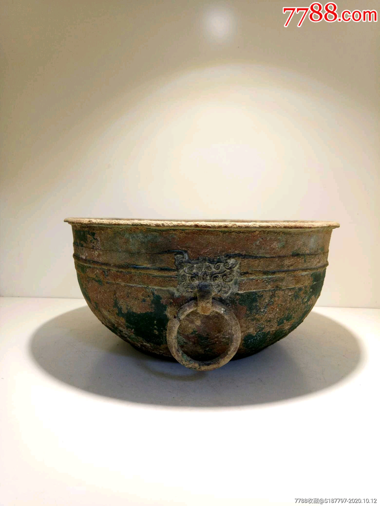 战汉代青铜鉴盆器