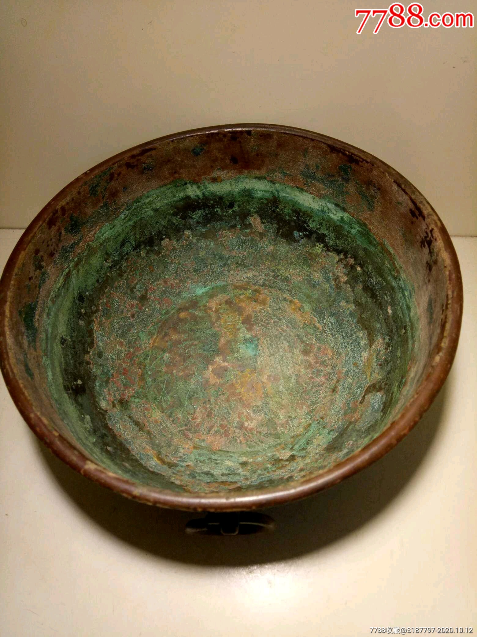 战汉代青铜鉴盆器