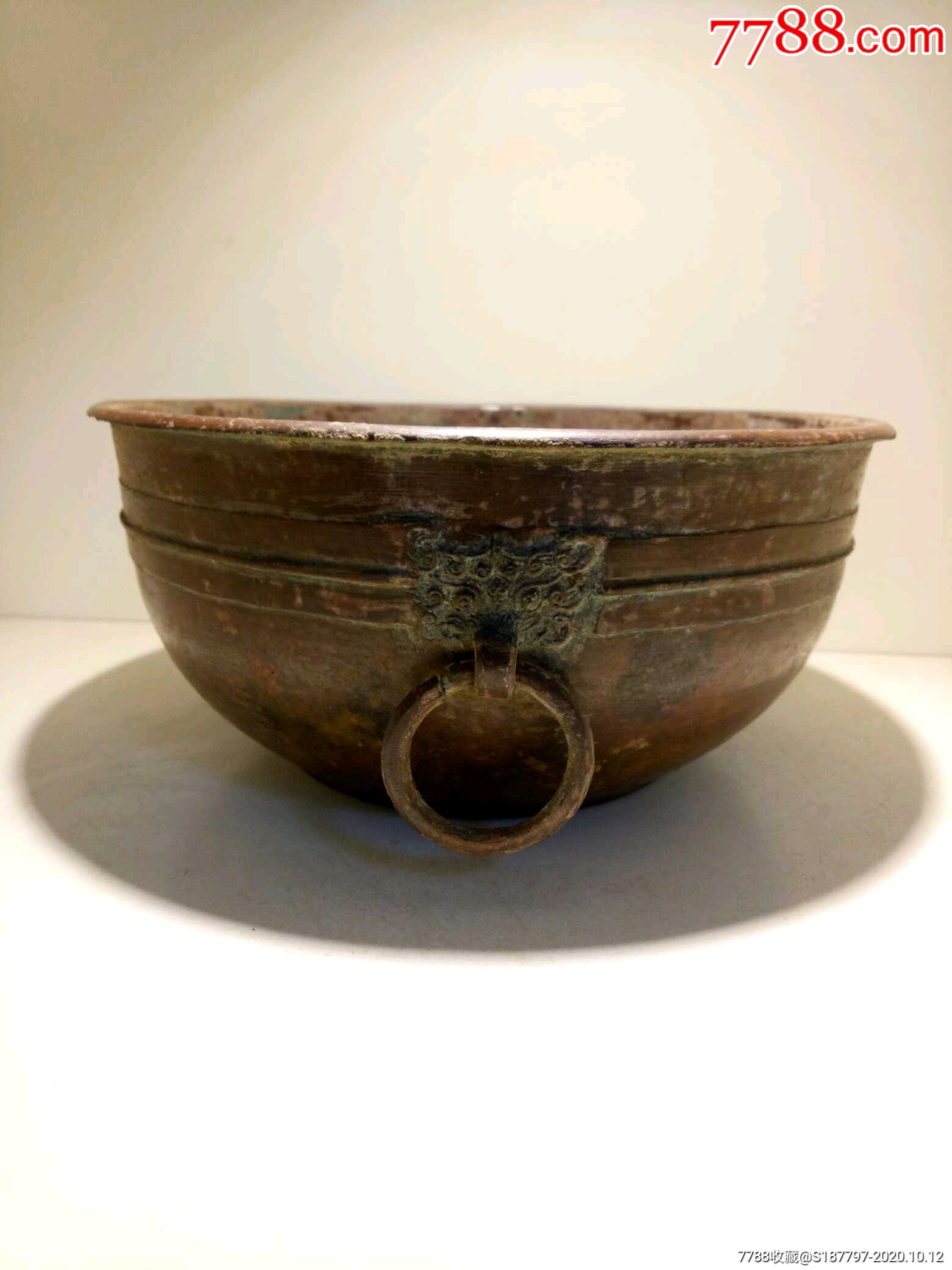 战汉代青铜鉴盆器