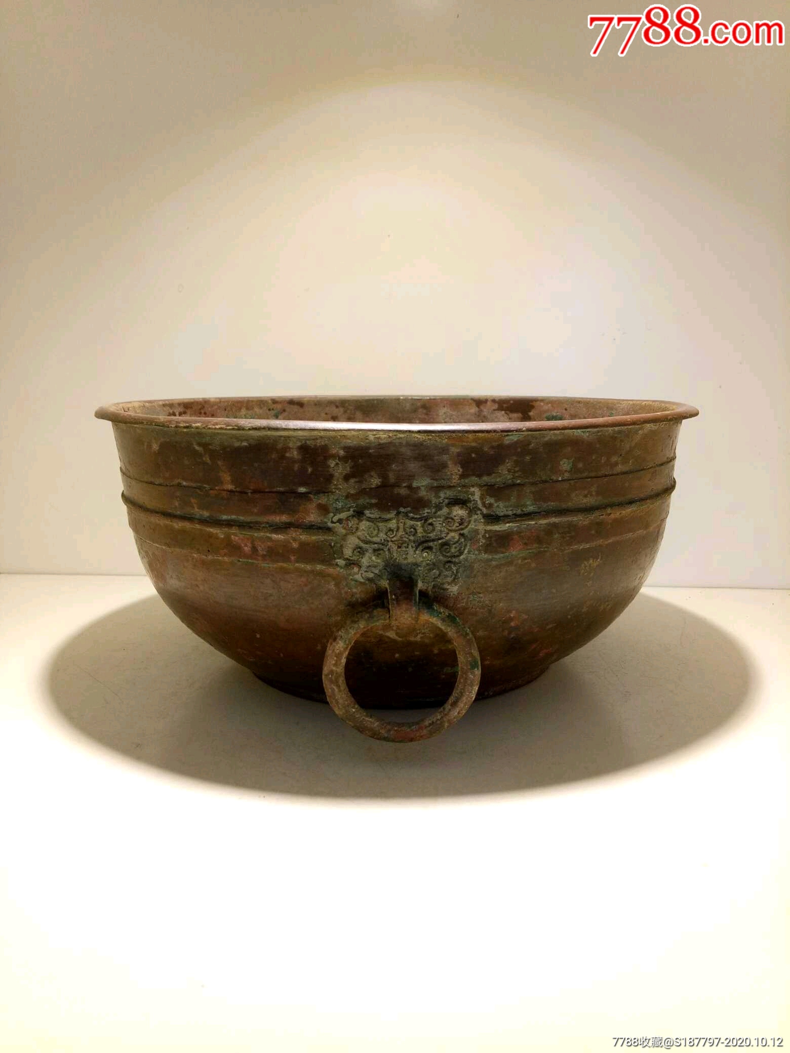战汉代青铜鉴盆器