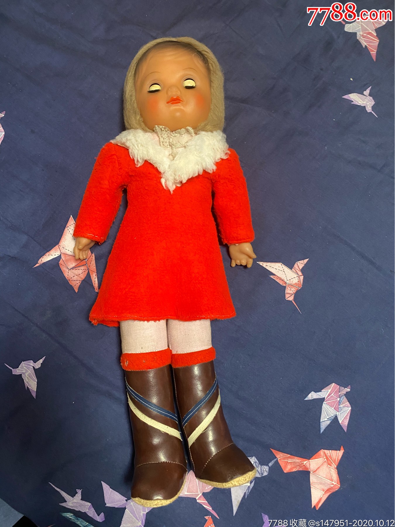 娃娃胶皮老娃娃二手旧货怀旧收藏影视道具