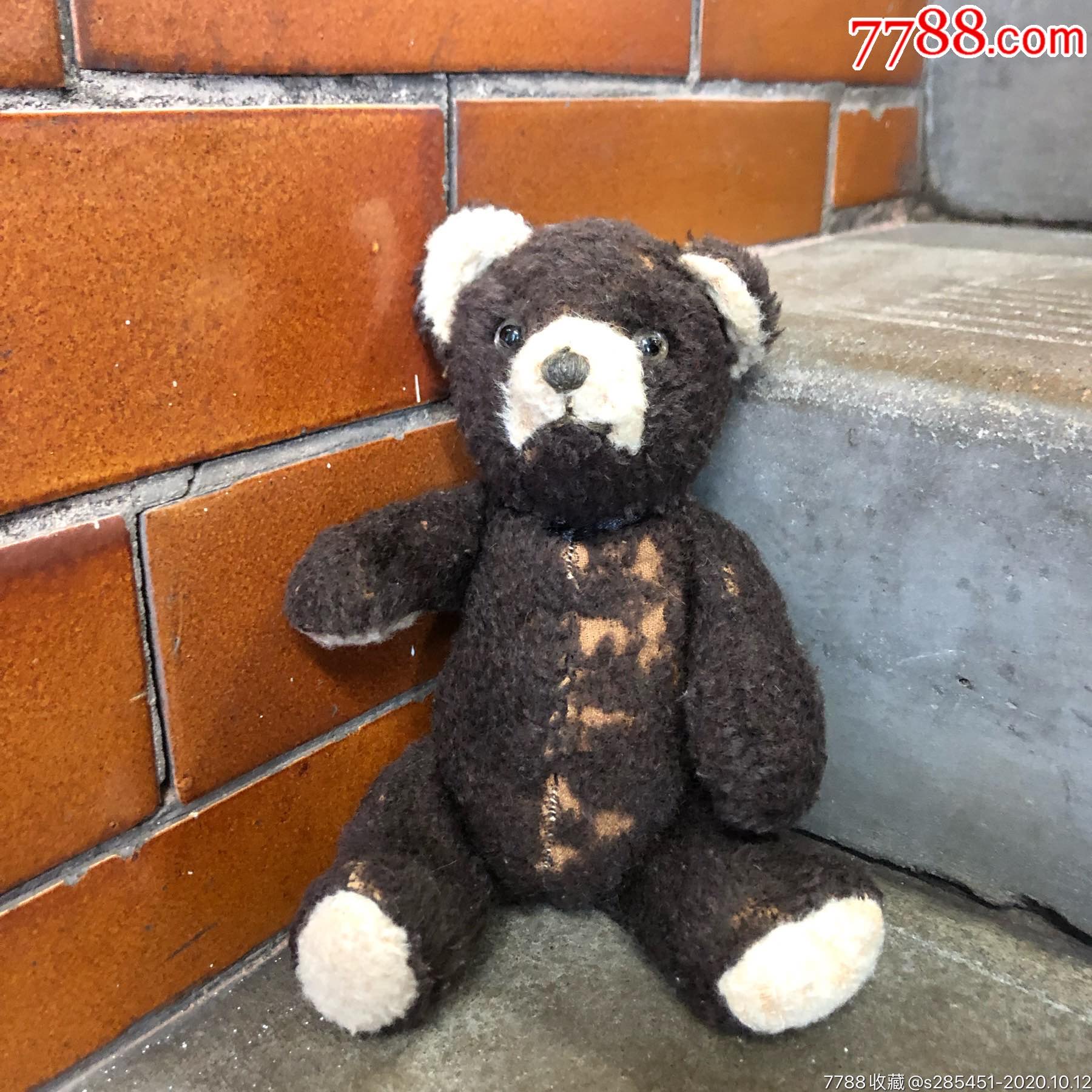 民国,, ,,, ,,, , 简介: 古董玩具泰迪熊1920年代非常老的古董泰迪熊
