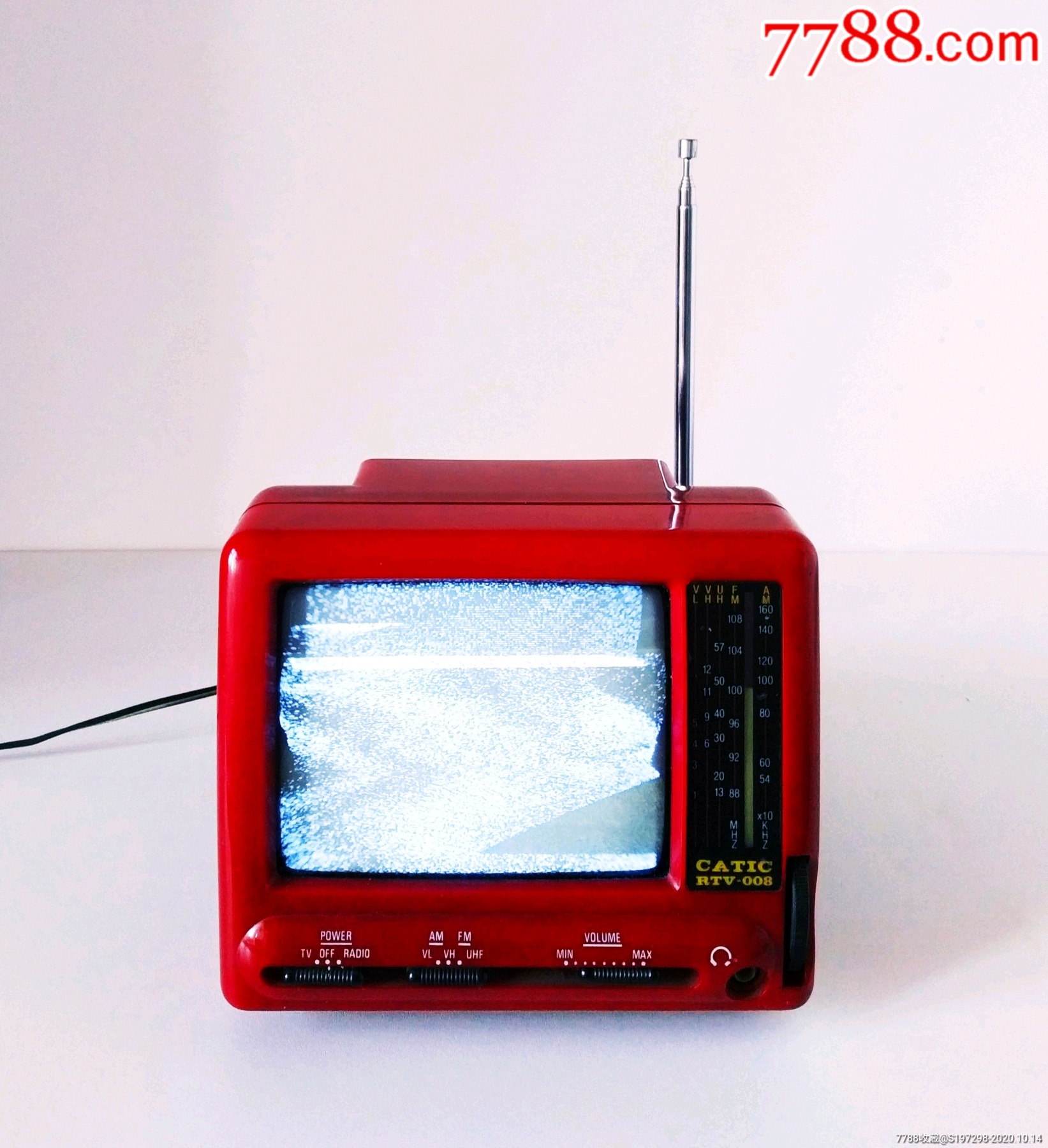 一台红色超小黑白电视机!_价格80.0000元_第1张_7788收藏__收藏热线