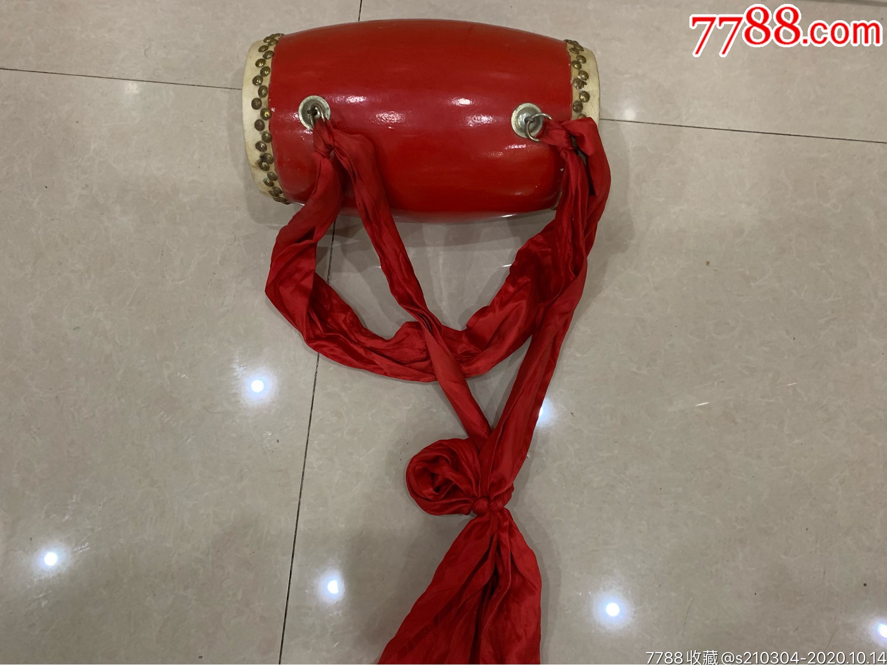 八十年代精品腰鼓一个保存完好正常使用