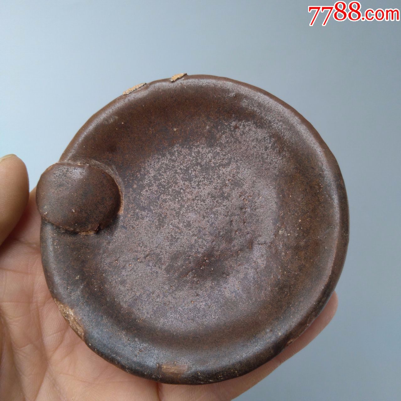 保真古玩古陶瓷宋代酱釉灯盏宋朝民间文物古董瓷器民俗老物件