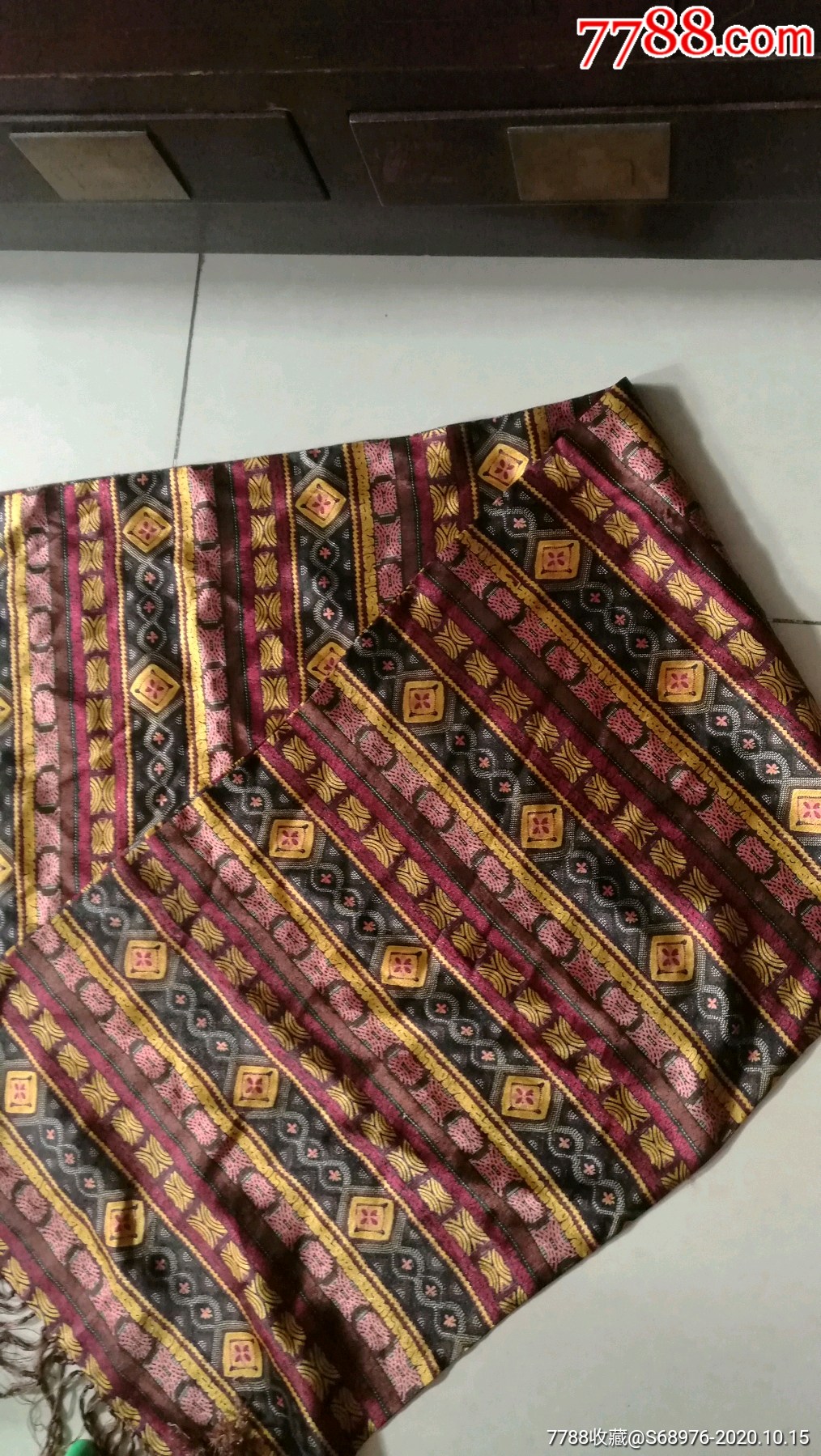 老围巾,老披肩,老围脖,80年代真丝面料披肩,料质优,可用可藏