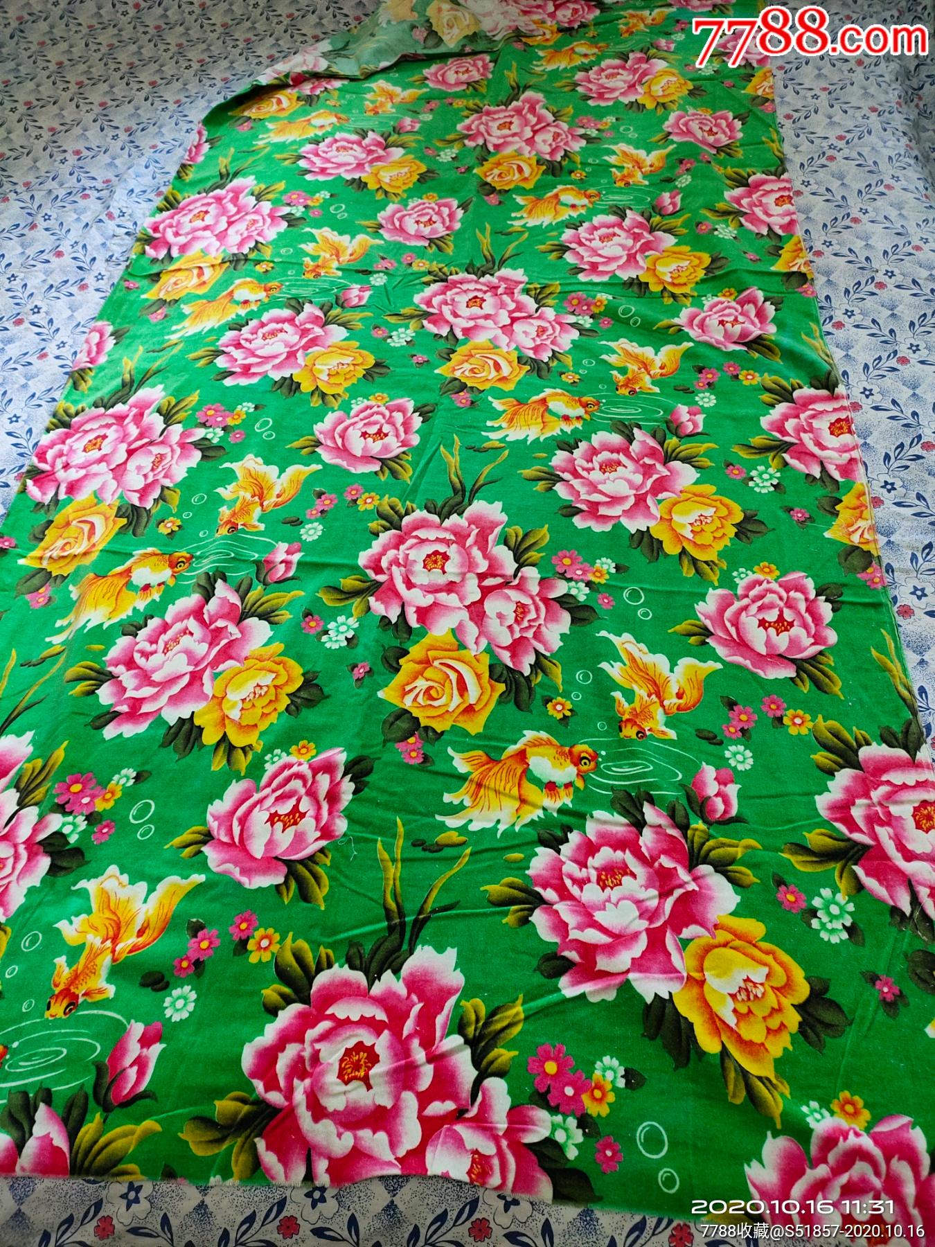 5品99花布被面(文革)￥258.