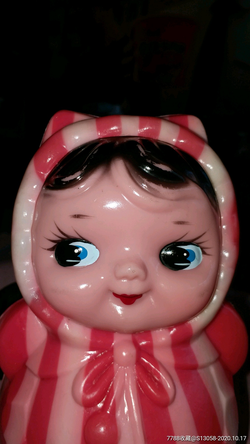 稀少红猫不倒翁娃娃找不回童年那就留住童年的玩具吧