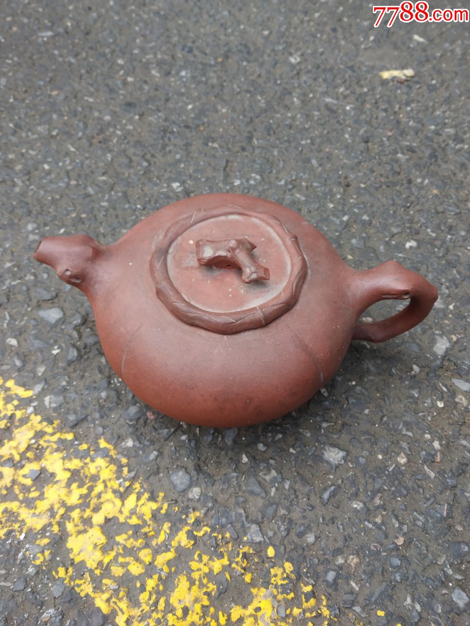 50年代柿饼紫砂壶