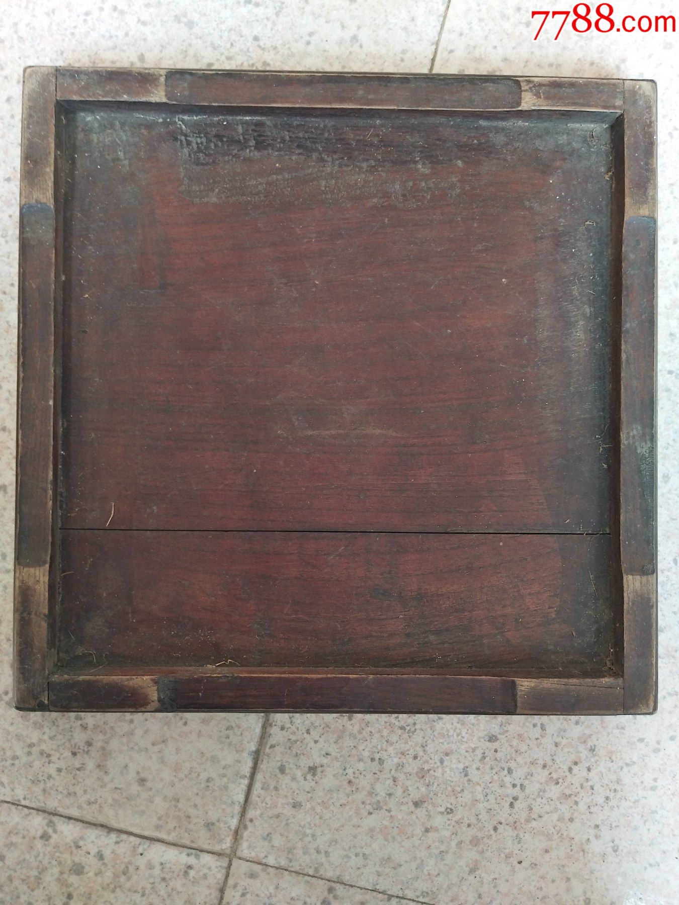 古代古董民俗二手怀旧老款式物件清朝民国木头茶盘供盘大烟盘子