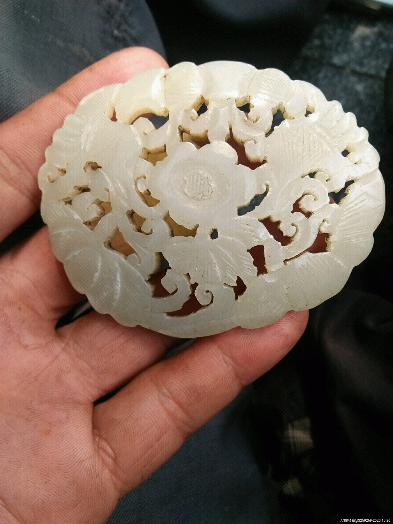 和田白玉老玉佩360包邮