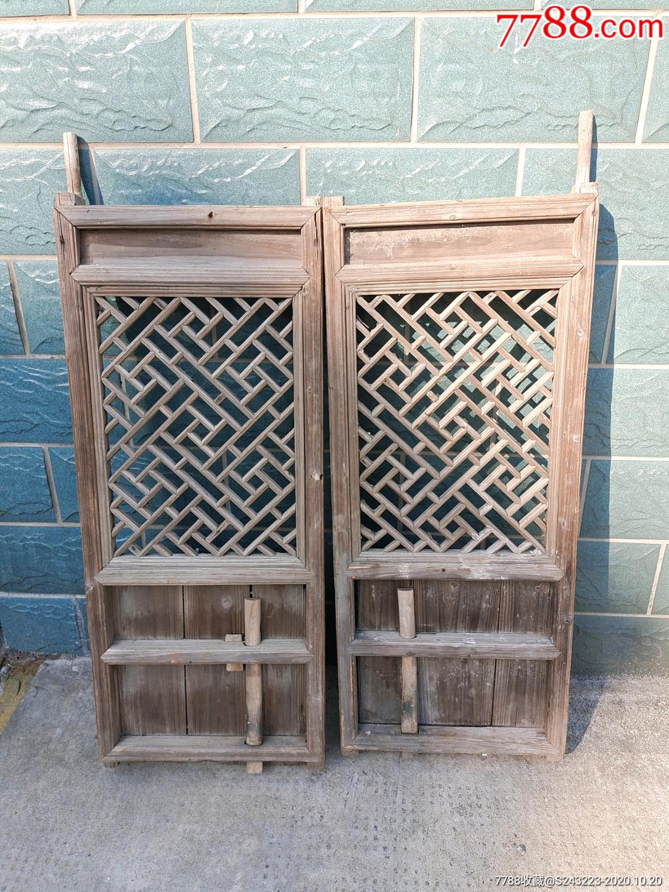 民国老式唐窗,可用于复古建筑_木门窗【聚羽轩书画古玩】_第3张_7788