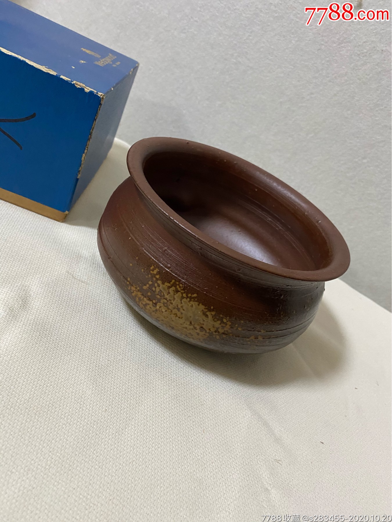 首頁 零售 花釉/窯變瓷 >> 備前燒建水具儲水器具【掌中日月字畫古玩