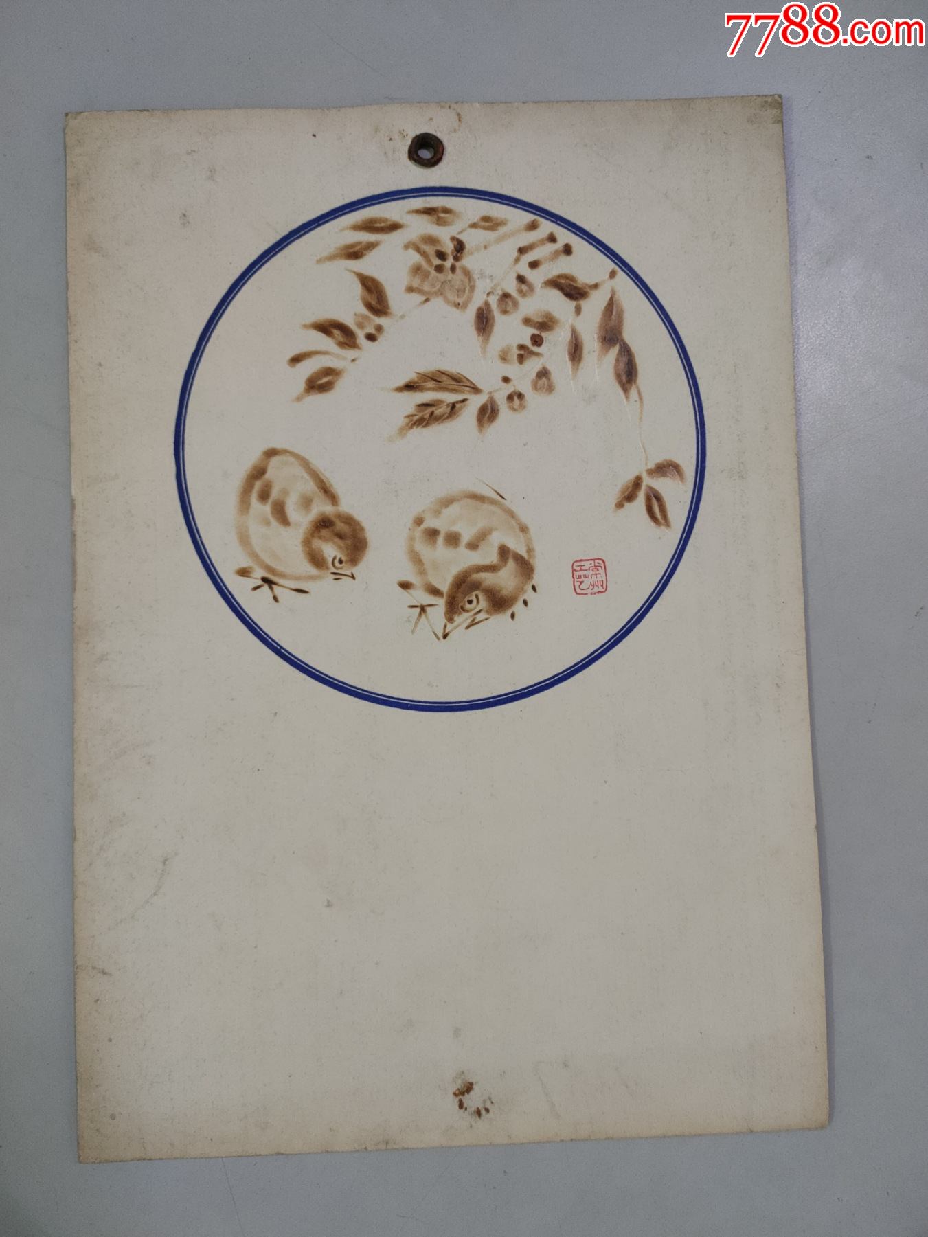 烙画常州工艺鸡与任霞合作多次上过大拍的常州画家吴萍作七八十年代