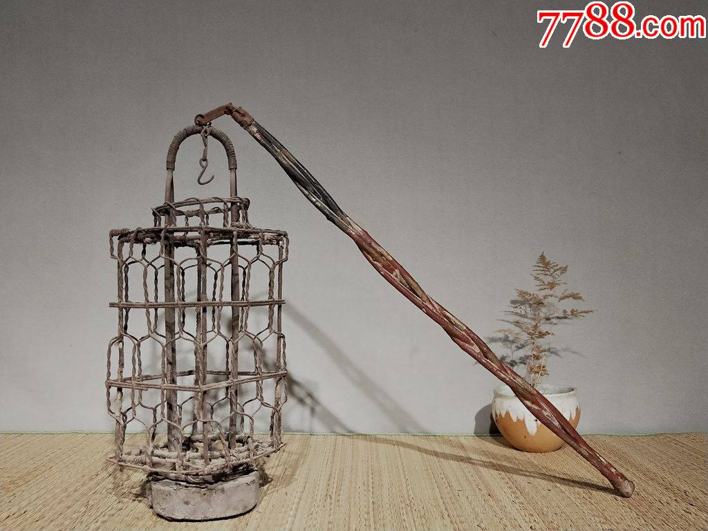 晚清时期手持灯笼会馆茶是室装饰灯笼