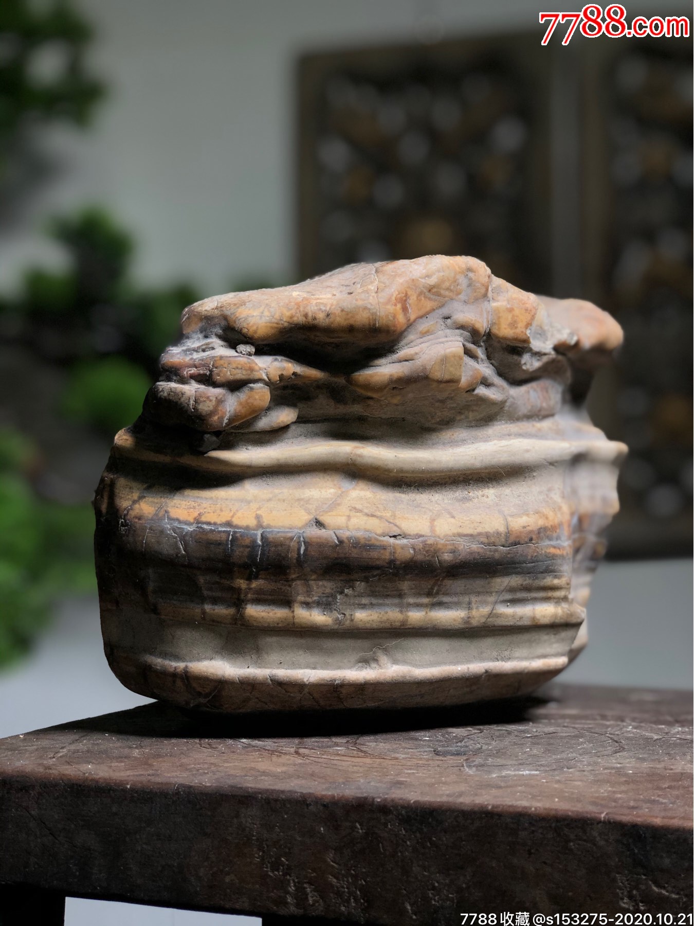 天然奇石摆件,造型奇特,整体漂亮,厚重,约22*12*15.5cm