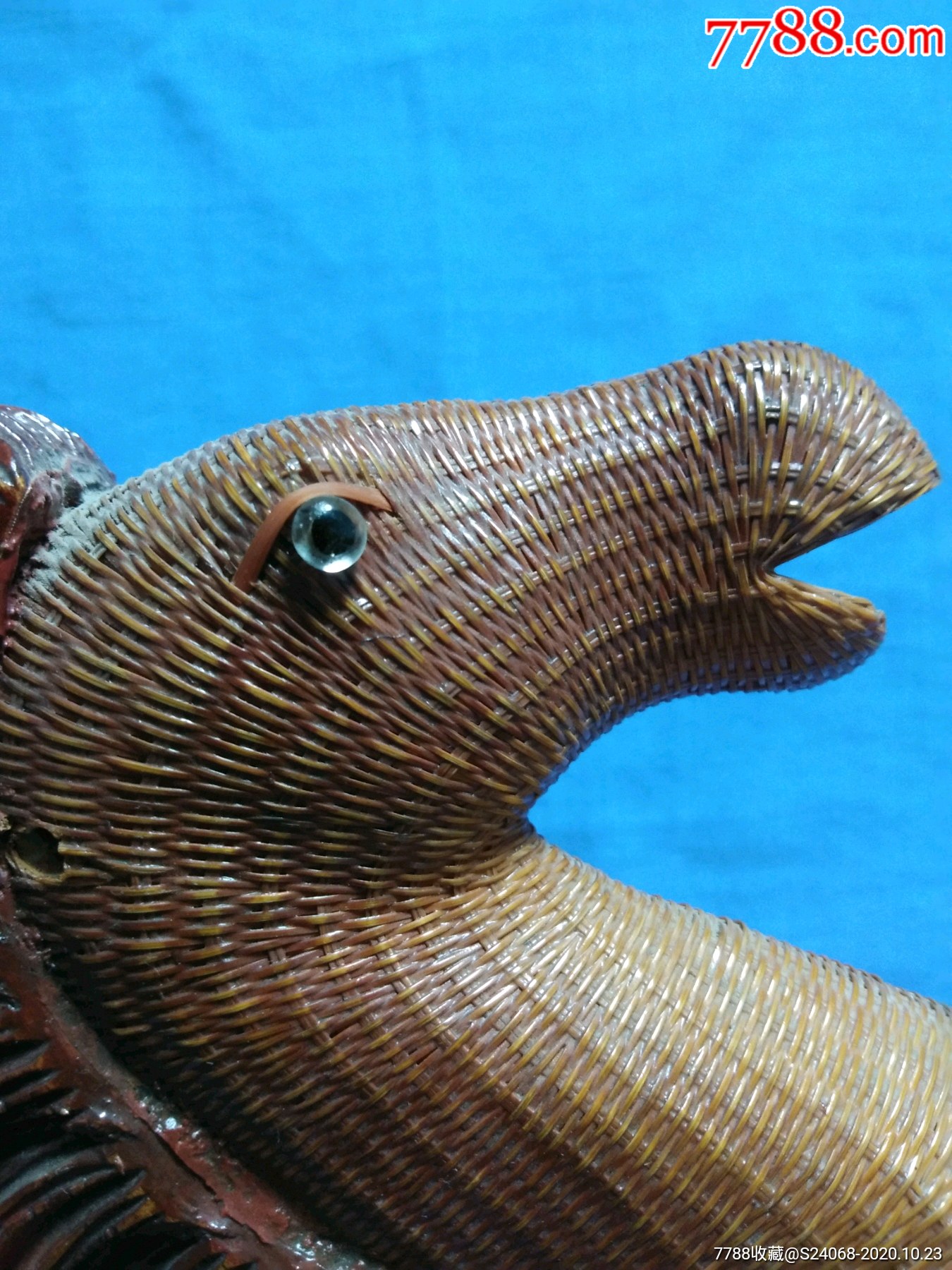 马踏飞燕竹子摆件