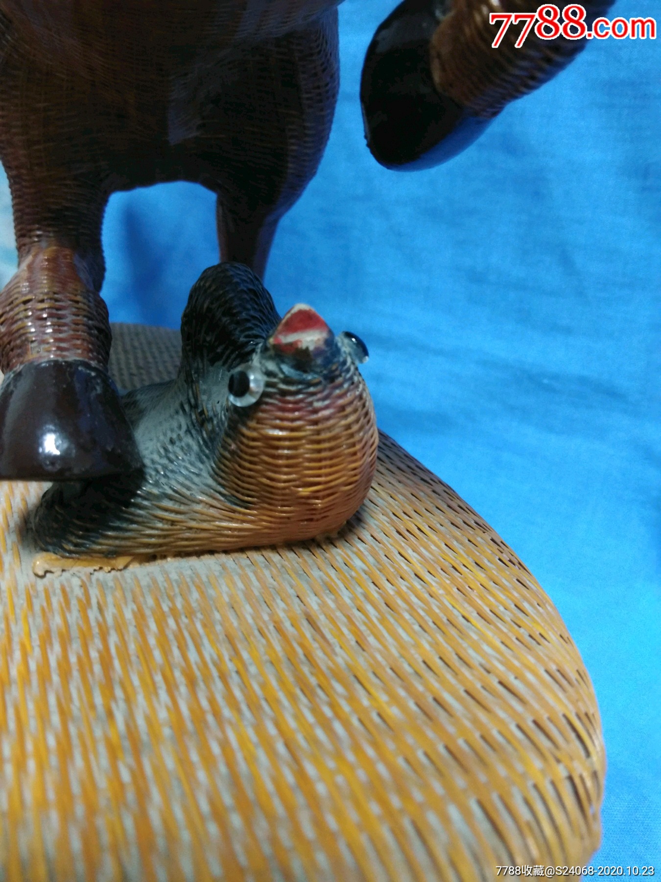 马踏飞燕竹子摆件