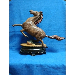 马踏飞燕竹子摆件