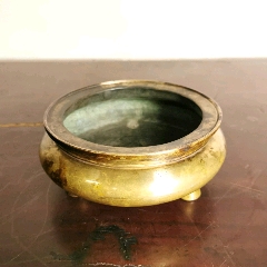 十斤重大铜香炉三足宣德炉