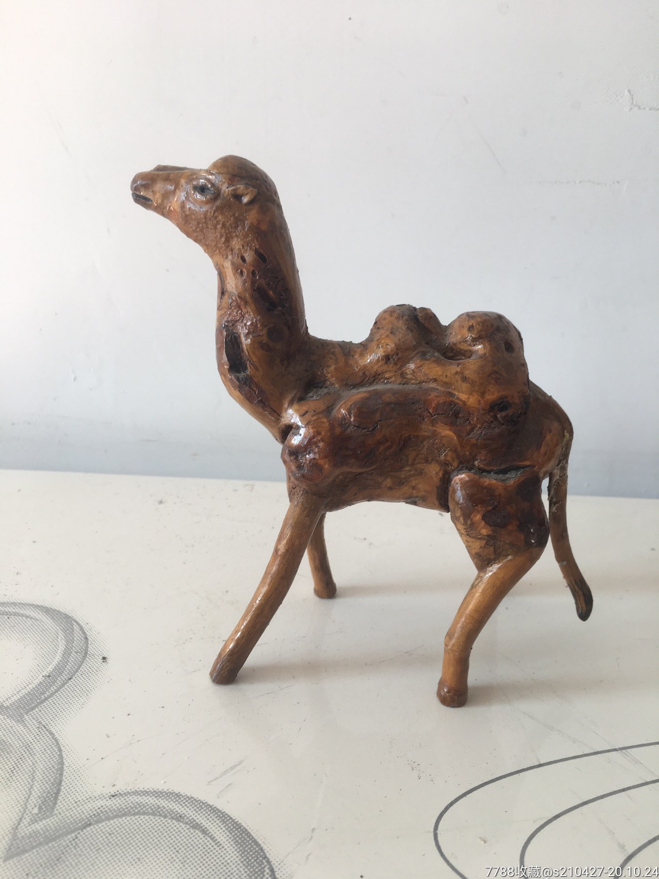 根雕木雕崖柏小摆件小骆驼